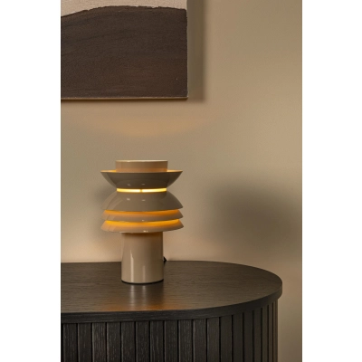 YINDRA Lampa stołowa – Taupe – D17,5 – 1xE27 – 40W – Metal 65503/01/41 Lucide